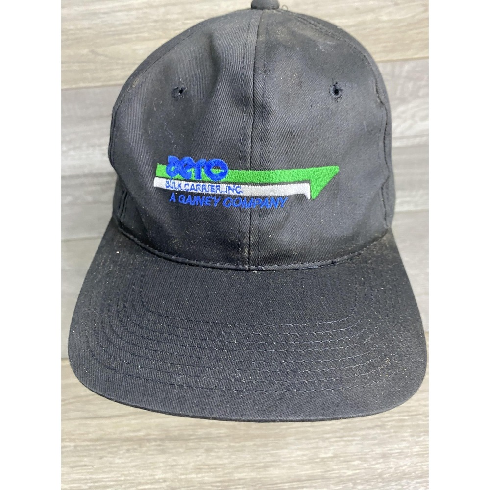 Enza Aero Bulk Carrier Hat Cap Snap Back Black Mens One Size Trucking Promo‎